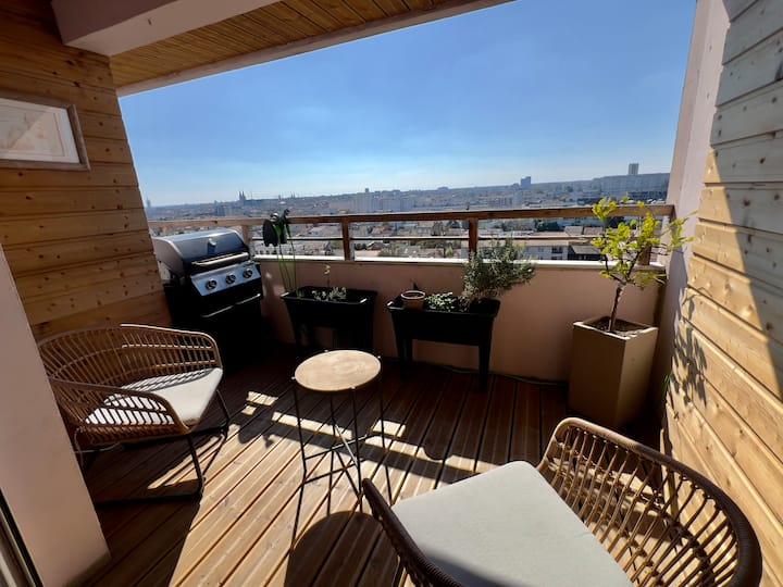 Vue Panoramique & Premium - Coeur Des Chartrons - Bordeaux