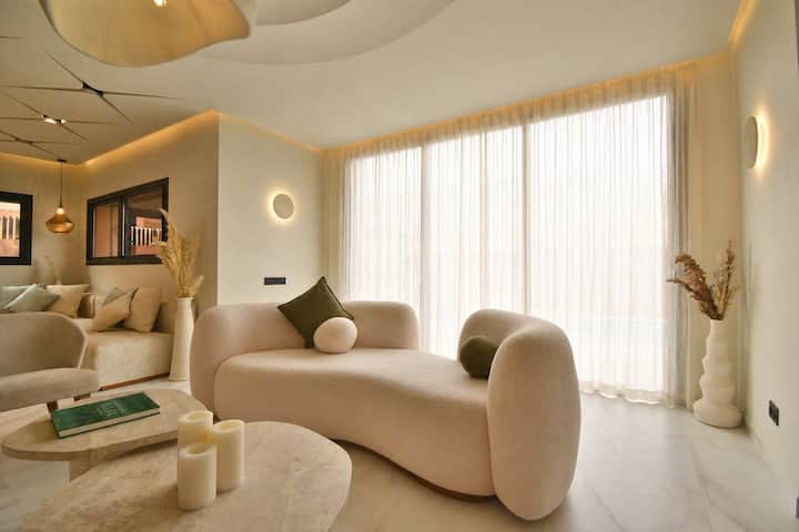 H2a-villa Luxe 4 Suites Piscine Chauffée Proche Tt - Marokkó