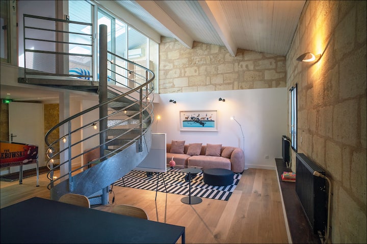 Loft Design Climatisé-2ch-montmartre Bordelais - 보르도