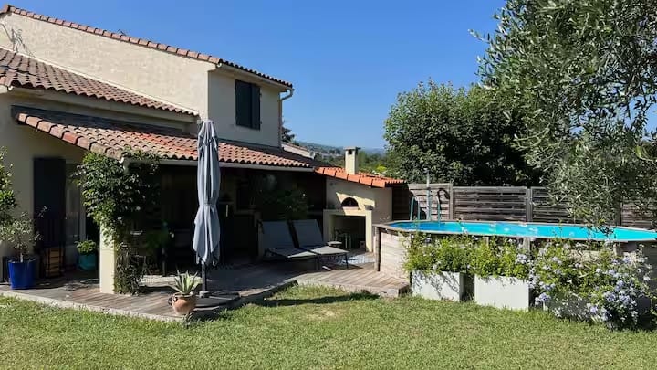 Villa Familiale Tout Confort Piscine Privée - Mouans-Sartoux