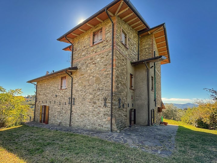 Casale In Campagna Con Piscina E Vista Panoramica - Umbria