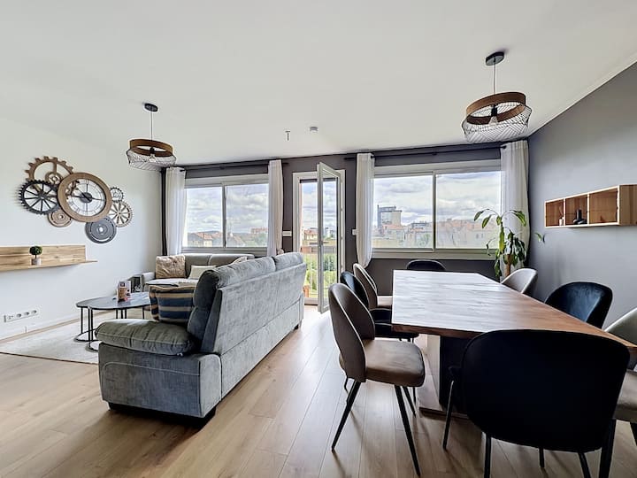 Spacieux 8 Pers + Parking & Clim - Centre-ville - Cournon-d'Auvergne