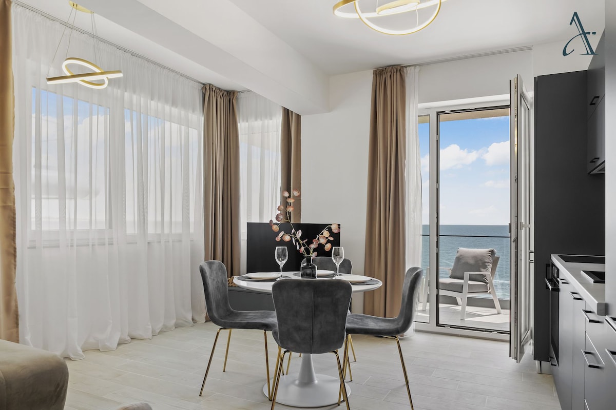 Aqua Vista Serenity Breeze - Beach View Mamaia — Apartment — sea-view vacation rental at Mamaia-Sat, Romania, Constanța, Romania — property photo 4 | Aqua Vista Rentals