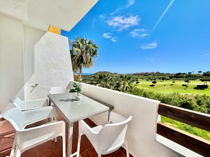 Calanova 2ch/2sdb Vue Golf & Mer + Parking - La Cala de Mijas