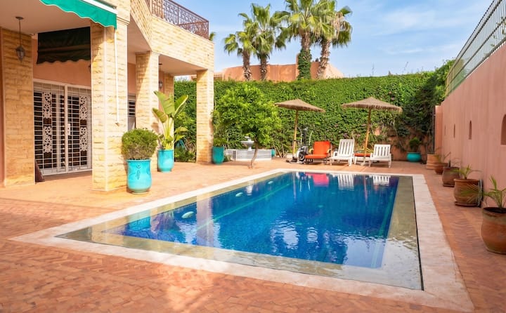 Villa De Luxe Spacieuse Avec Piscine - Agadir