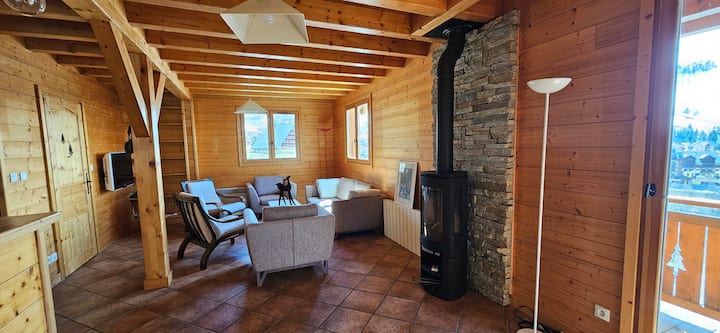 Chalet Soleil Rouge 1650 - Saint-François-Longchamp