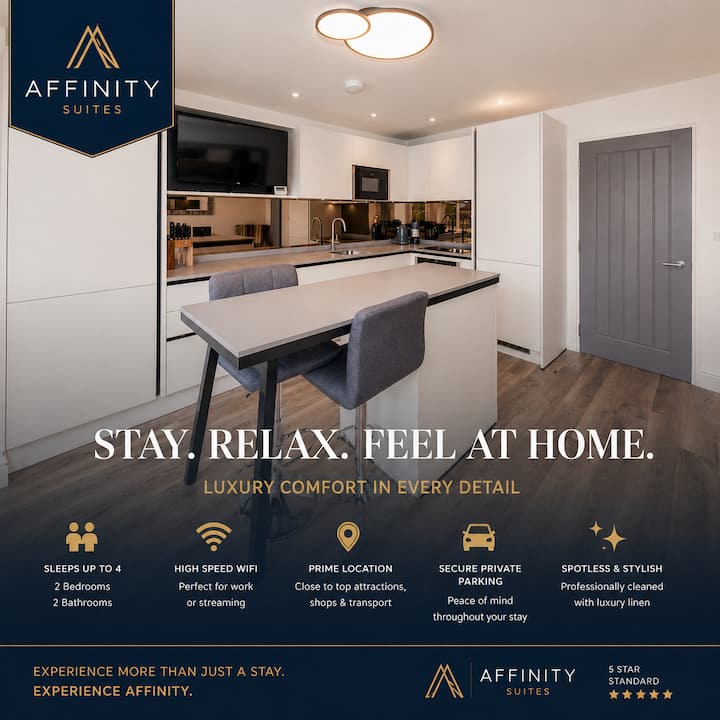 Premium 2br 2bath Flat | Prime Cowley | Long Stays - Oxford