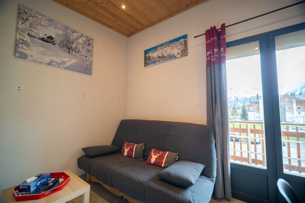 La Pause Montagne — appartement 4 personnes centre station aux 2 Alpes, vue Muzelle — photo 4