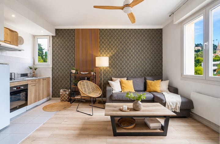 Cannes • 5 Voyageurs • 2 Chambres •Parking Gratuit - Cannes