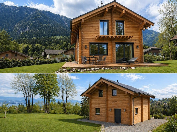Chalet Neuf - Station De Ski - Vue Lac Léman - Bouveret