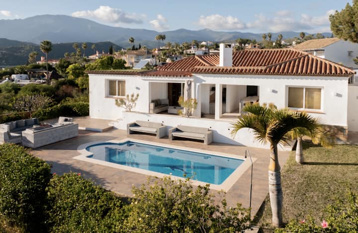 Boho-stijl Villa In Stille Doodlopende Straat. - Costa del Sol