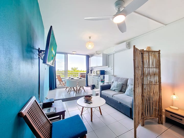 Le Florali – Studio Cosy, Plage 10min, Terrasse - Saint-Gilles les Bains