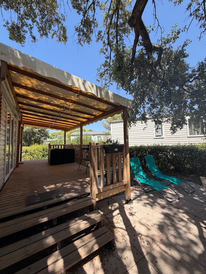 Bungalow 529 Camping Siblu Lac Des Rêves - Mauguio
