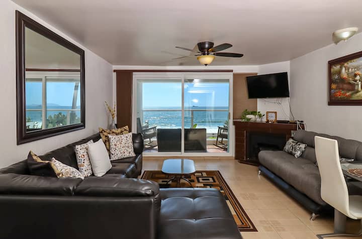 Beachfront Condo/pool&jacuzzi/5 Min To Papas&beer - Rosarito