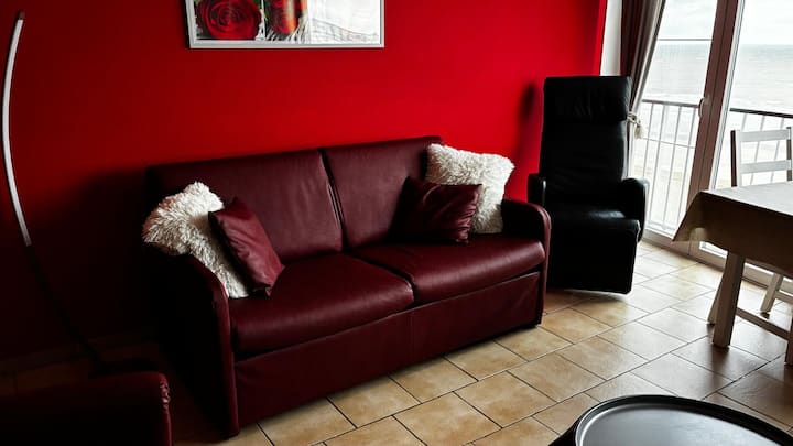 Ruime Studio Met Frontaal Zeezicht - Blankenberge