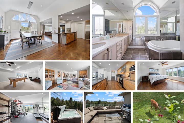 Markham Mansion · 6br · Hot Tub · Sauna · Gym - Markham