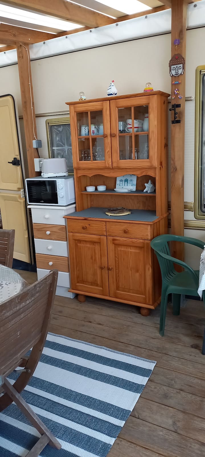 Caravane/auvent Mobilhome Terrain Privé Mer 300 M - Morbihan
