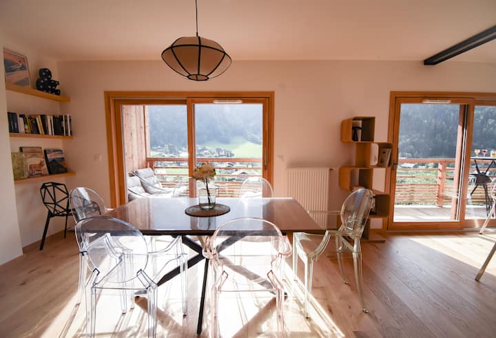 Appartement Neuf 105m² Panorama Face Aux Cascades. - Les Contamines-Montjoie