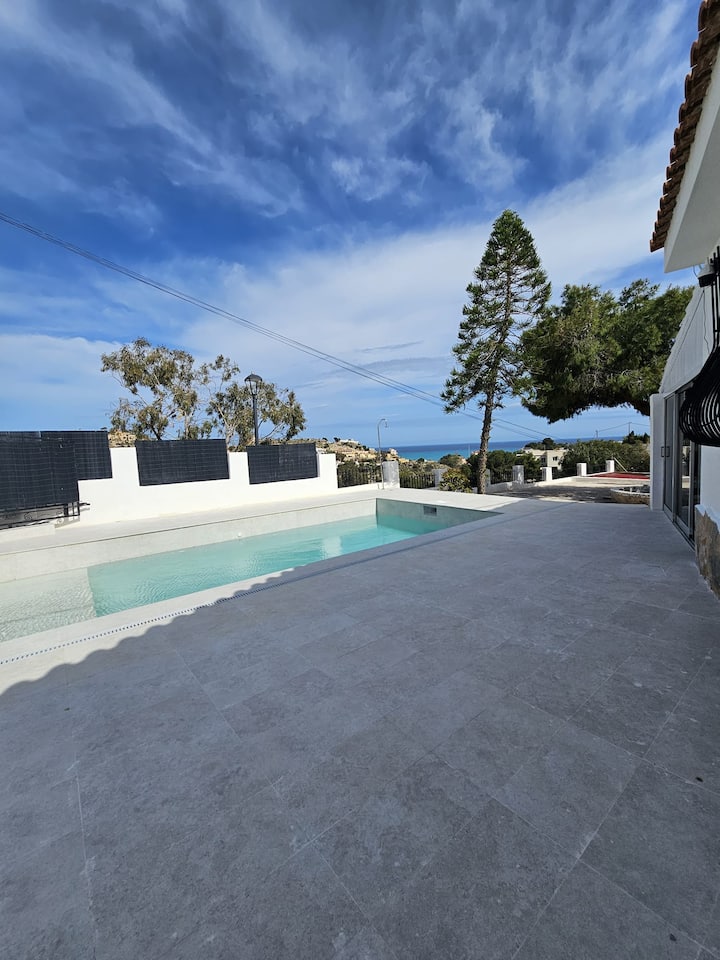 Modern White House -  Private Pool & Sea View - Alicante