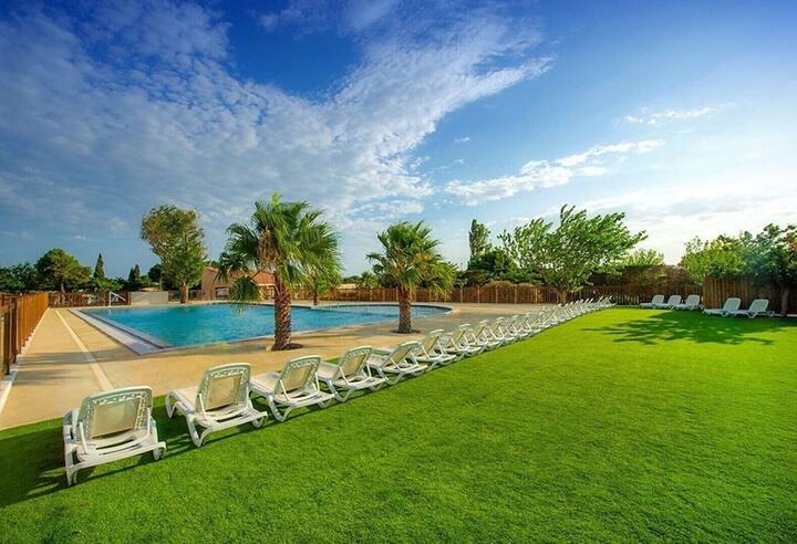 La Nova Lodge 5 Pers, Terrasse Clim, Tout Inclus ! - Sigean