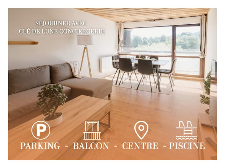 Le Nid Cosy - Appart Avec Piscine - Tennis -Balcon - Métabief
