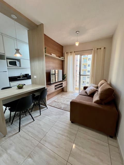 Imóvel de sucesso: Practical and cozy apartment in Americana em Americana