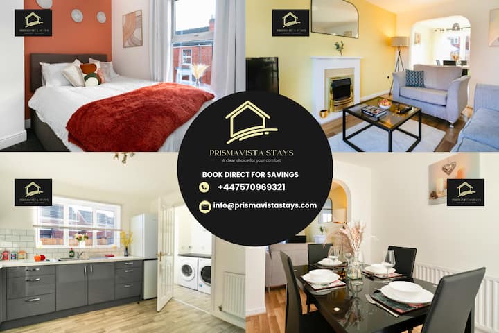 Spacious-4br Stay-contractor-lincoln-parking- Wifi - Lincoln