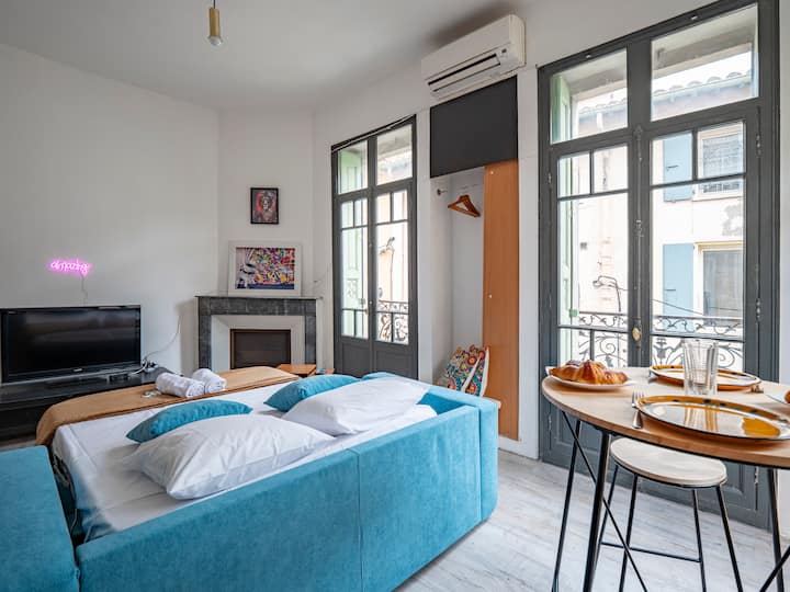 Le Kozy - 2p - Centre Ville - Ibis Budget Perpignan Sud