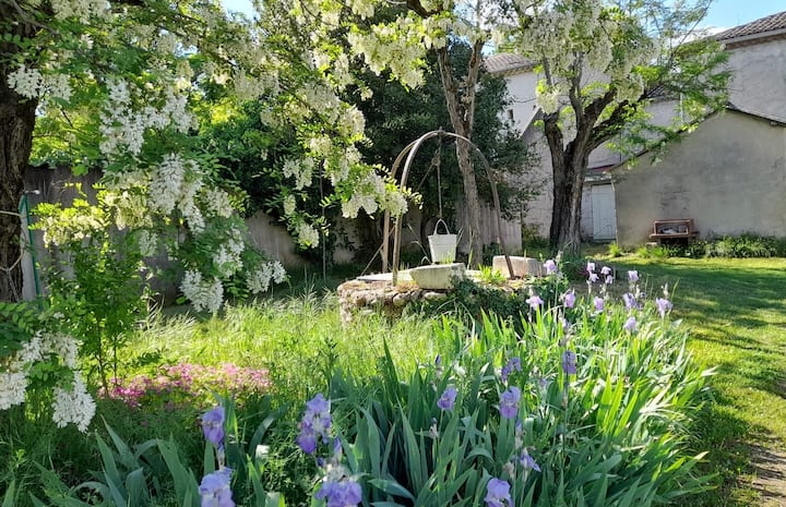 Maison Paisible Avec Jardin & Accès Rivière - Sampzon