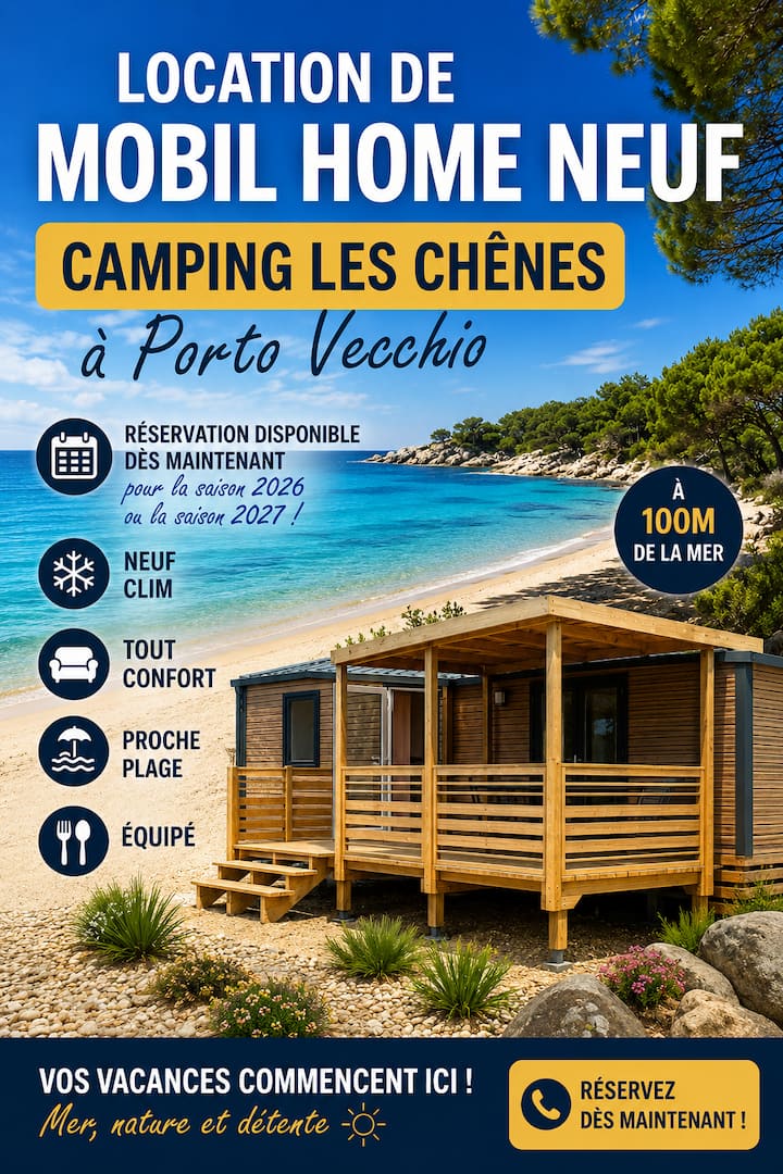 Mobil Home Porto Vecchio "Camping Les Chenes" - Porto-Vecchio