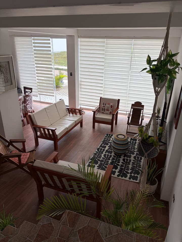 Casa De Playa, 3 Pisos, Piscina Privada-blue Bay - Quilmaná