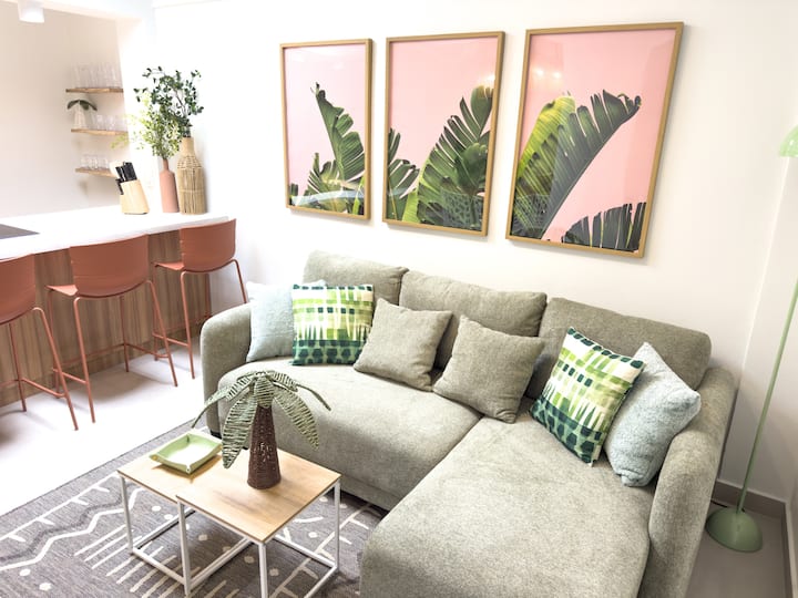 Walk2beach + Private Rooftop Pool (4br 3bt) 5 Beds - Puerto Rico