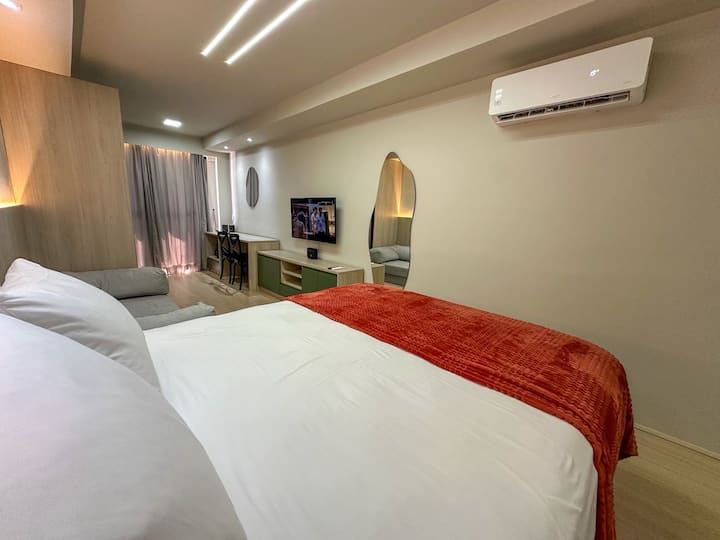 Studio, Metro Na Porta, Wi-fi, Piscina E Academia - 裡約熱內盧