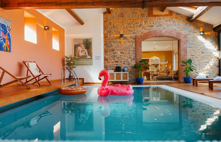 Casa Vamaë Piscine Int Cinéma - Céret