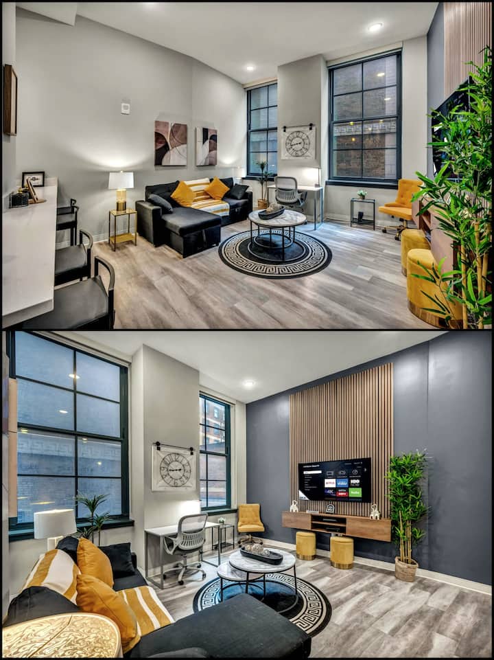 Central Flat: Indoor Pool, Rooftop, Gym - Cleveland, OH