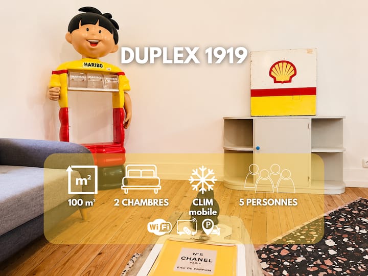 « Duplex 1919 » Vintage & Moderne Parking - Valence