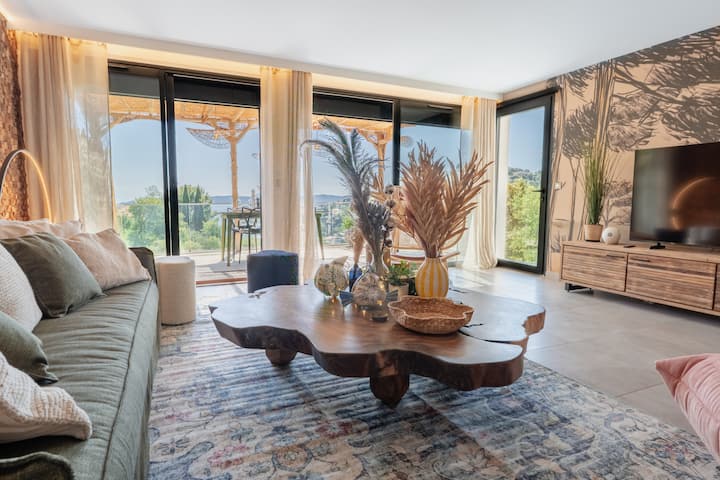 Appartement D'architecte, Vue Mer - Le Lavandou