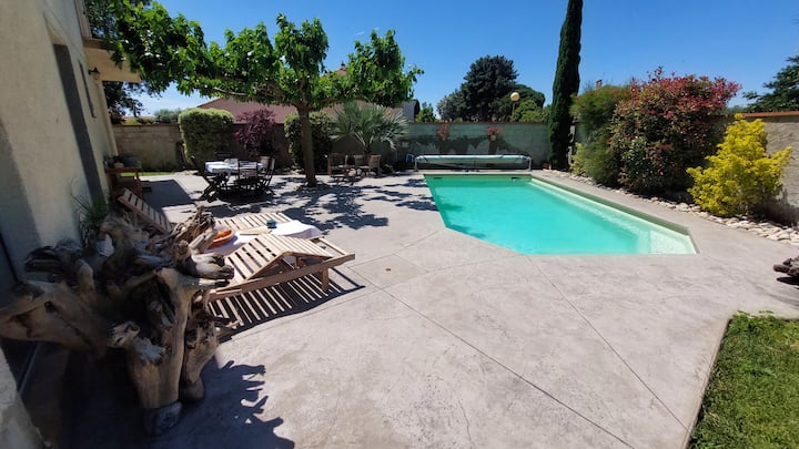 Belle Villa 150 M², Piscine, Jardin Climatisation. - Perpignan