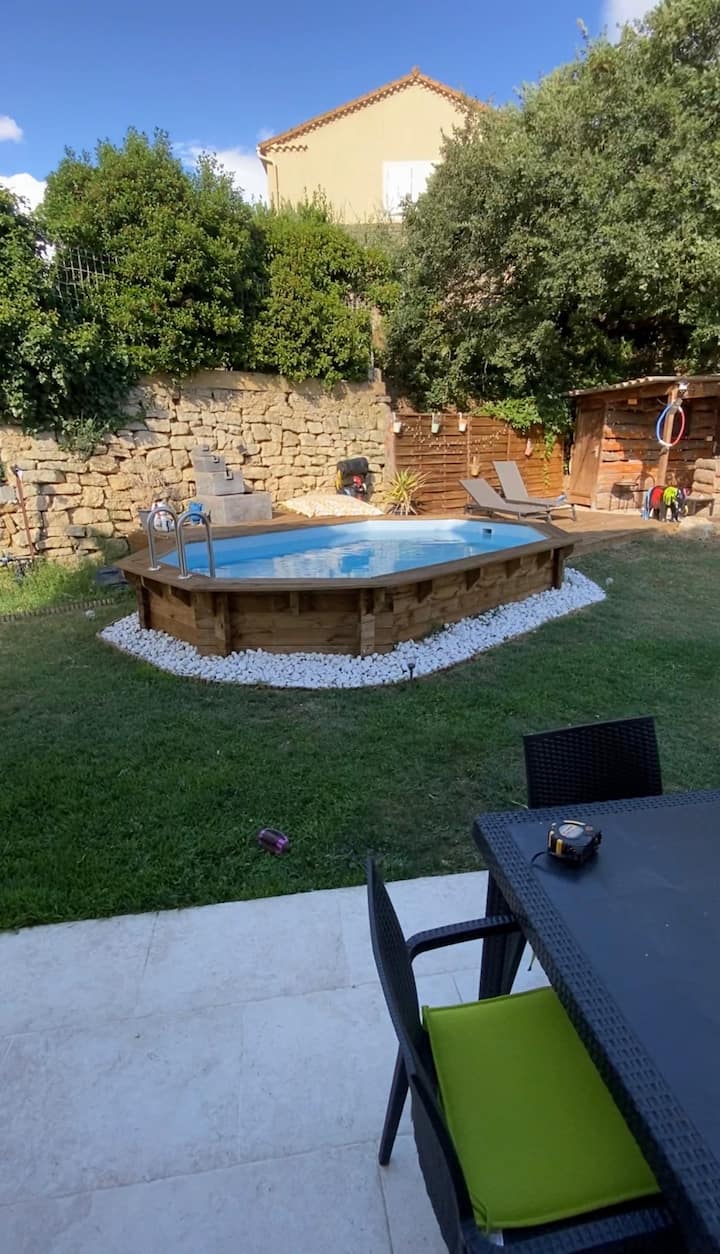 Maison Climatisée Piscine Pétanque 6 Pers Ventoux - Carpentras
