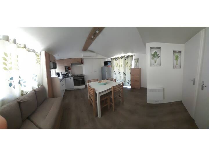 Mobil-home (Clim+tv+lv+ll) Camp. Sables Du Midi 4* - Portiragnes