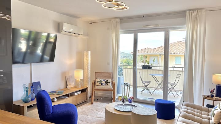 Solya - Chic Appartement Proche Centre & Plages - La Croix-Valmer