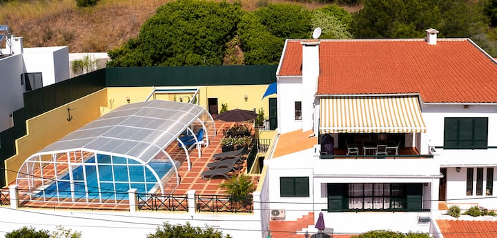 Villa Sesimbra - Pool & Océan View - 4 Suites - 세짐브라