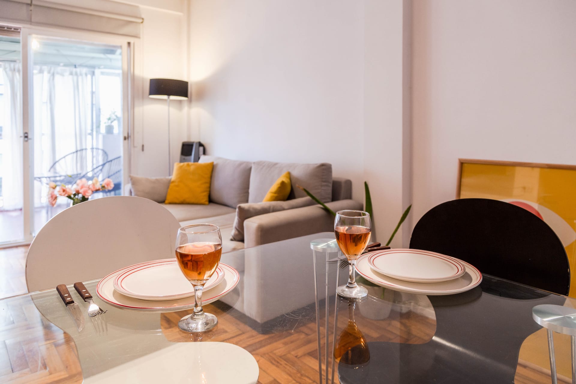 Apartamento de 2 ambientes com varanda em Belgrano