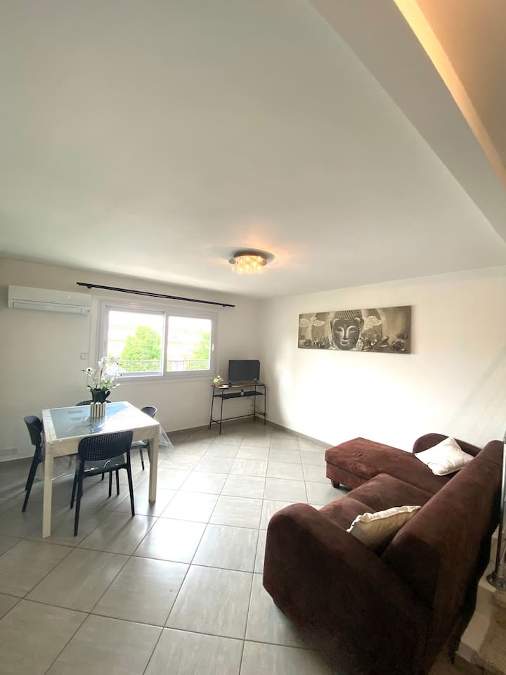 Maison 3ch Avec Terrasse à 2 Min Plage-clim-6pers - Laroque-des-Albères