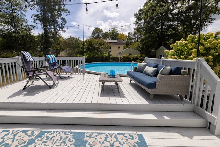 Cape May House—3br, Pool, Fire Pit, Dog-friendly - Cape May, NJ