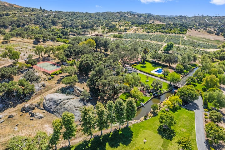 Private Ranch Escape | Pool, Tennis, Guest House - Valley Center, CA
