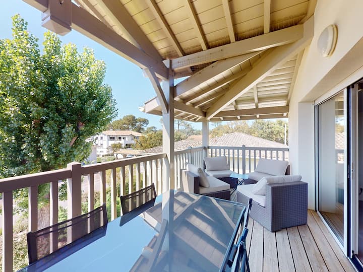 Superbe T3 En Résidence Sécurisée Près Du Port - Capbreton