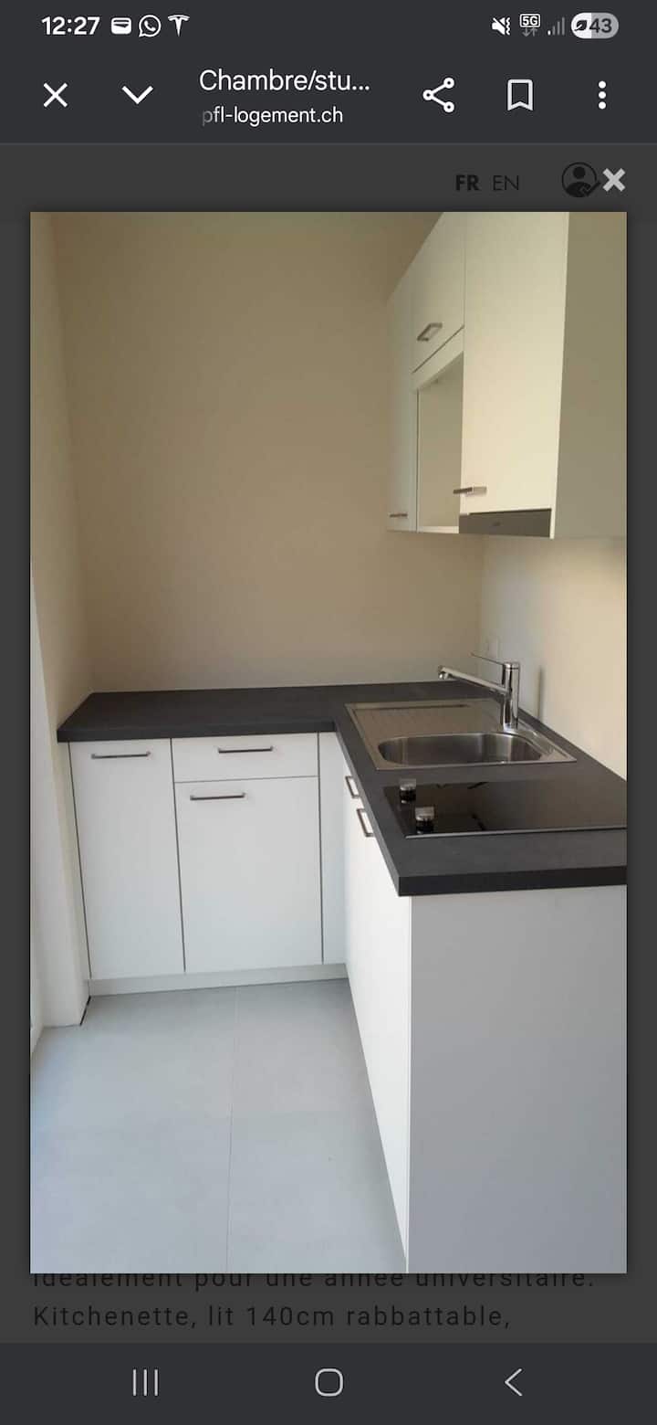 Chambre/studio - Morges