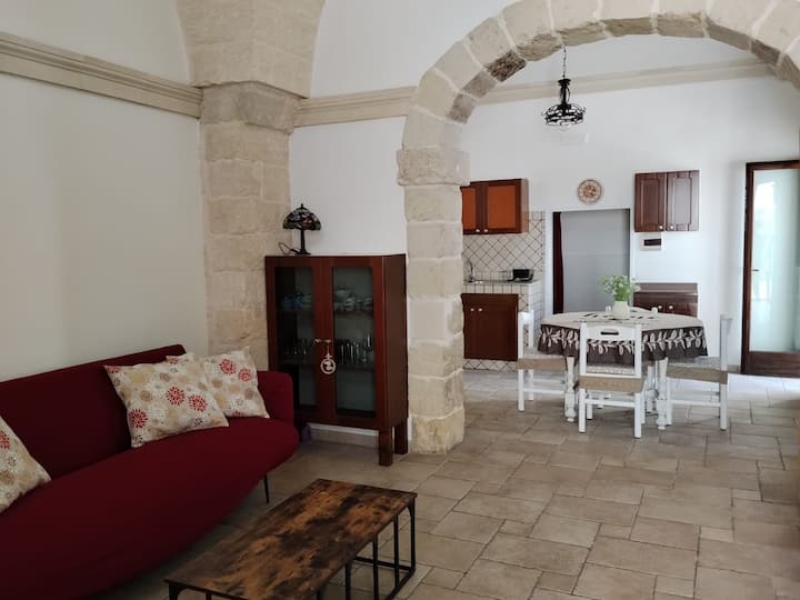 Casa Con Volte In Pietra Spazi Esterni Privati - Melendugno