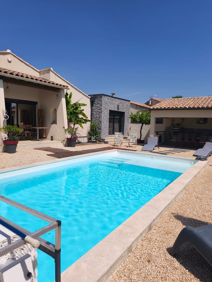 Maison De Charme/piscine/ Calme/pour Adultes. - Bellegarde